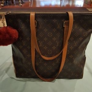 Authentic Louis Vuitton Large Cabas Mezzo Tote